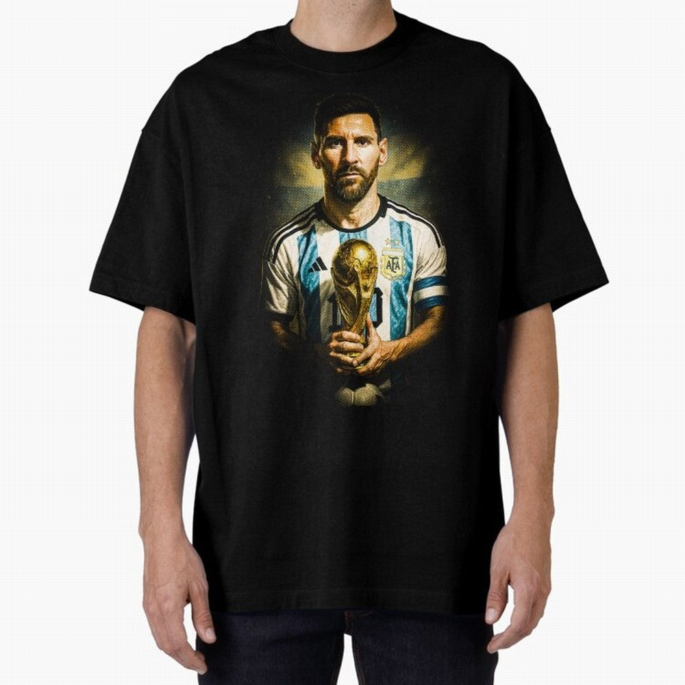 Lionel Messi Classic T-Shirt Show Match Day Excitement for the FIFA World Cup 2026 USA Canada Mexico Journey through Messi, CR7 and Mbappe Highlights, Portugal, Spain and Germany Pride, Goal Celebration Energy, Supporter Heritage, Football Icons