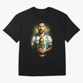 Lionel Messi Classic T-Shirt Show Match Day Excitement for the FIFA World Cup 2026 USA Canada Mexico Journey through Messi, CR7 and Mbappe Highlights, Portugal, Spain and Germany Pride, Goal Celebration Energy, Supporter Heritage, Football Icons