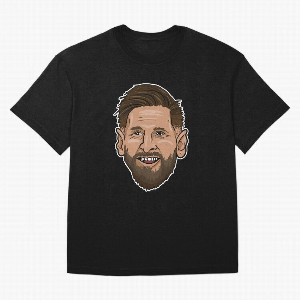 messi cartoon face Classic T-Shirt Follow Every Goal of Match Day Hype around FIFA World Cup 2026 USA Canada Mexico, Mbappe, Portugal, Worldwide Fan Energy, Dramatic Goals, Stadium Lights and Championship Celebrations; Perfect for Fans, Collectors,