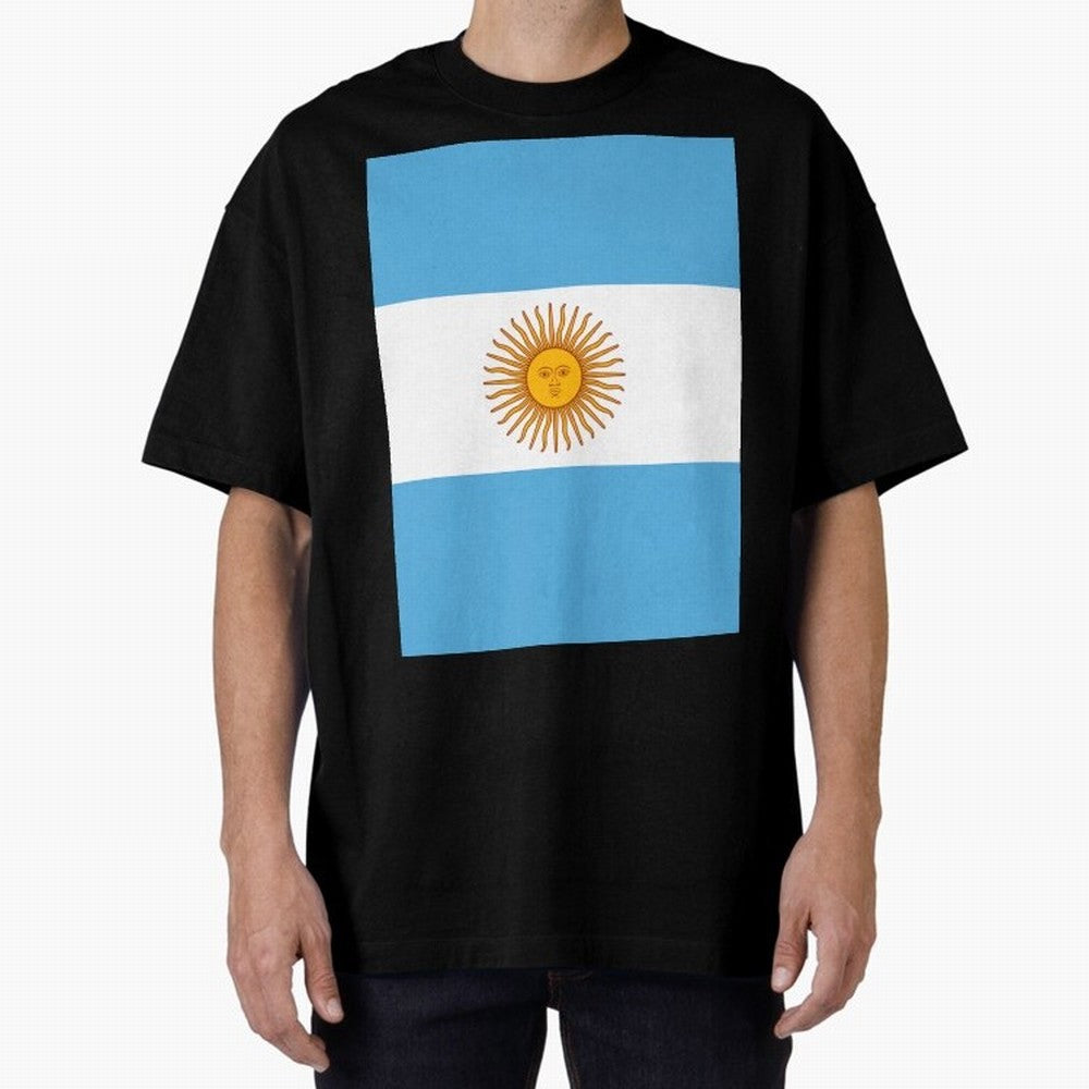 Argentina Oversized T-Shirt Stand Proud for FIFA World Cup 2026 USA Canada Mexico Spirit, Filled with Germany, Mbappe and Neymar, Stadium Chants, National Pride, Trophy Dreams and Unforgettable Football Memories; Built for Supporters Chasing Trophy