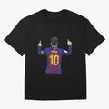 Lionel Messi Barcelona's Version Classic T-Shirt Represent Fans Who Live for Global Football Passion for FIFA World Cup 2026 Group Stage, Filled with Cristiano Ronaldo, Haaland and CR7, Germany, Match Day Excitement, Supporter Culture, Golden Goals