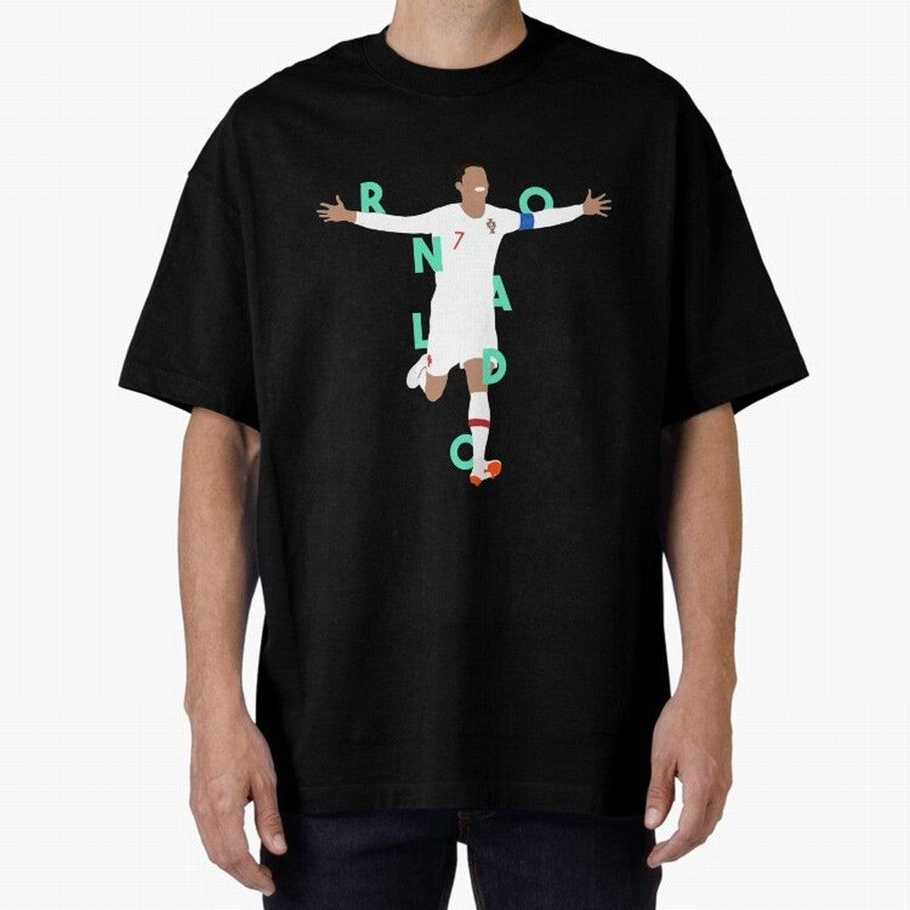 Ronaldo (Mint Green) Oversized T-Shirt Unlock the FIFA World Cup 2026 Group Stage Journey through Mbappe Highlights, Argentina and Brazil Pride, Retro Football Energy, Iconic Rivalries, Trophy Chase Drama and Stadium Atmosphere; Perfect for