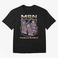 MSN of Barcelona Classic T-Shirt Join FIFA World Cup 2026 USA Canada Mexico Spirit, with Portugal, Spain and Germany, Neymar, Vintage Soccer Flavor, Modern Football Stars, National Flags and Final Night Emotion; Created for Match Day Parties,