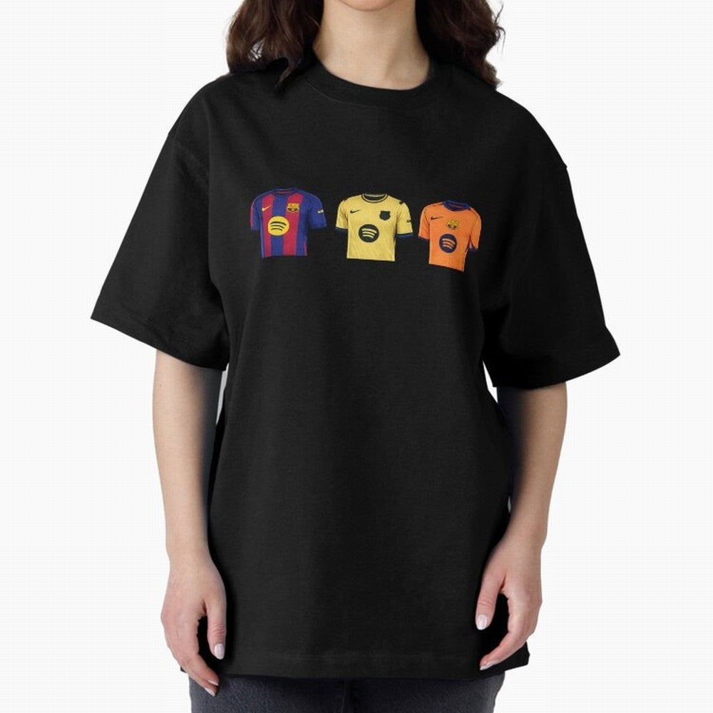 Barca 2526 Jersey Trio Classic T-Shirt Celebrate the Next Chapter of Global Football Passion for FIFA World Cup 2026 Group Stage, with Mbappe and Neymar, Argentina, Tournament Hype, Historic Matchups, Family Viewing Parties and Global Sports Pride;