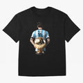 Soccer football lionel messi Barcellona Argentina illustration Oversized T-Shirt Honor Football Greatness during FIFA World Cup 2026 Made for Cristiano Ronaldo, Haaland and CR7, Spain Energy, Tournament Hype, Historic Matchups, Family Viewing