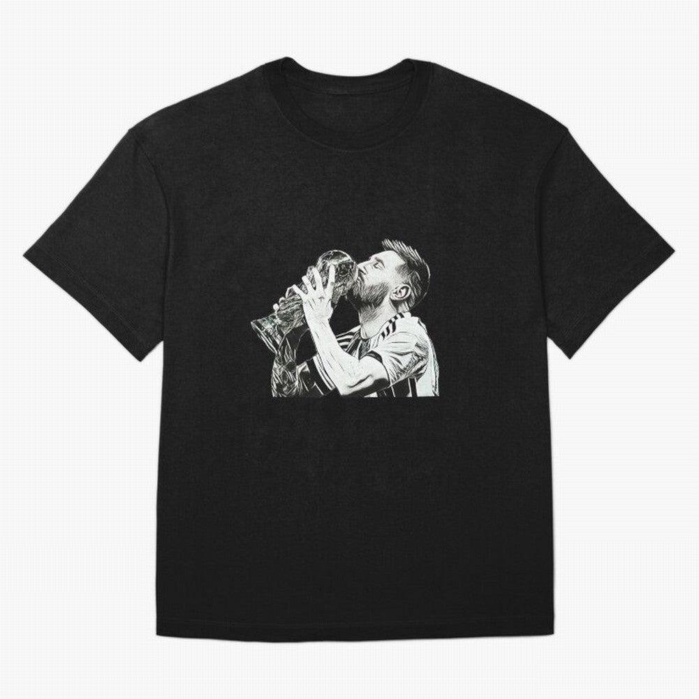 Lionel Messi Classic T-Shirt Show Championship Spirit for FIFA World Cup 2026 USA Canada Mexico for Fans of Cristiano Ronaldo, Haaland and CR7 and Portugal, Spain and Germany, Bringing Stadium Memories, Football Loyalty, International Chants and