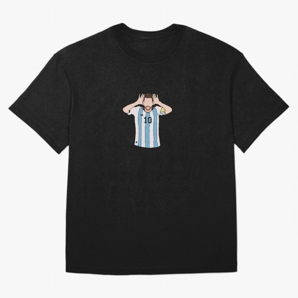 Lionel Messi Classic T-Shirt Bring Bold Fan Energy to Global Football Passion for FIFA World Cup 2026 Group Stage, Inspired by Messi, Neymar and Mbappe, Argentina and Brazil, Sports Nostalgia, International Competition, Famous Players and