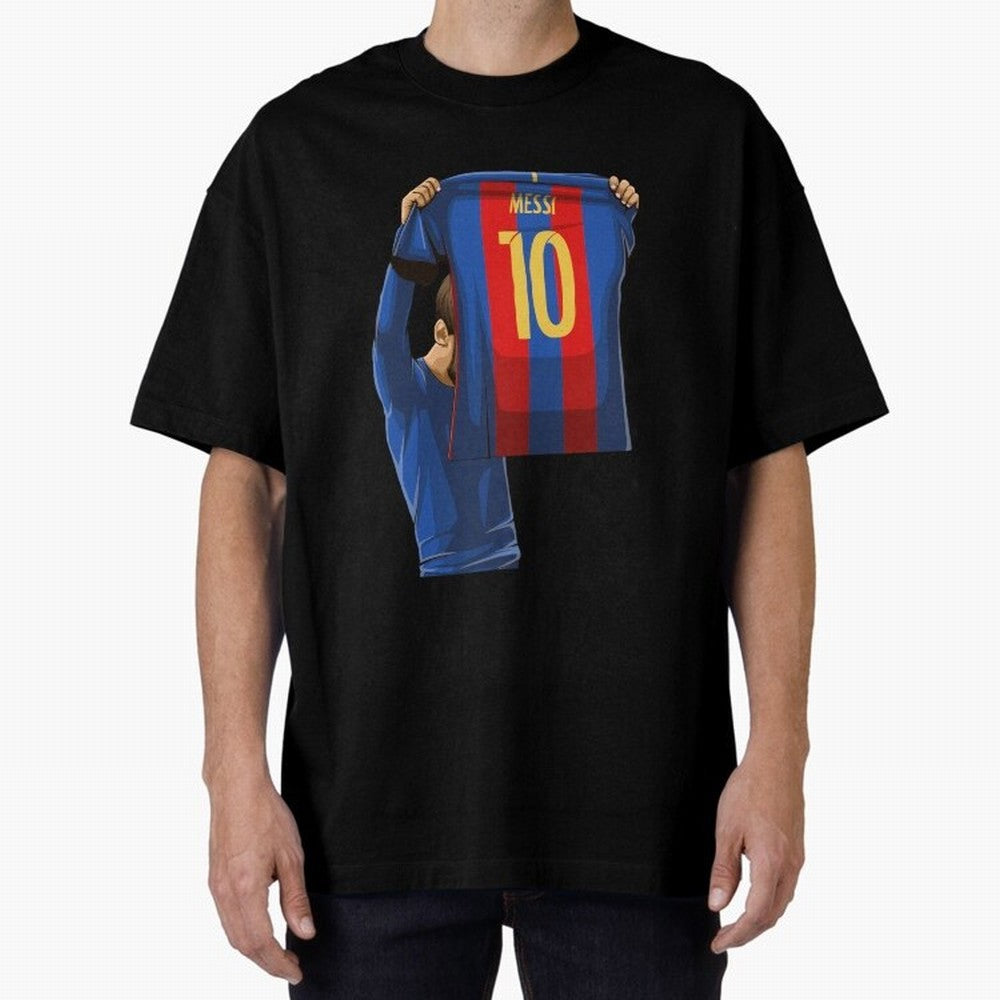 Lionel Messi Oversized T-Shirt Bring Legendary Rivalry Energy to Match Day Hype around FIFA World Cup 2026, Cristiano Ronaldo, England and Germany, Champion Mindset, Group Stage Buzz, Knockout Tension and Passionate Fan Culture; Perfect for People