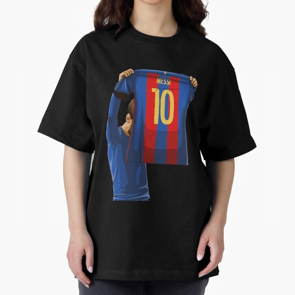 Lionel Messi Oversized T-Shirt Bring Legendary Rivalry Energy to Match Day Hype around FIFA World Cup 2026, Cristiano Ronaldo, England and Germany, Champion Mindset, Group Stage Buzz, Knockout Tension and Passionate Fan Culture; Perfect for People
