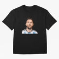 Lionel Messi Classic T-Shirt Carry the Colors and Pride of Global Football Passion for FIFA World Cup 2026 Group Stage, Celebrating Haaland, Brazil, Portugal and Argentina, Vintage Soccer Flavor, Modern Football Stars, National Flags and Final