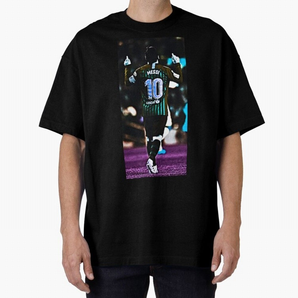 Lionel Messi Oversized T-Shirt Bring a Champion Mindset to the FIFA World Cup 2026 USA Canada Mexico Journey through Messi and Cristiano Ronaldo Highlights, France Pride, Retro Football Energy, Iconic Rivalries, Trophy Chase Drama and Stadium