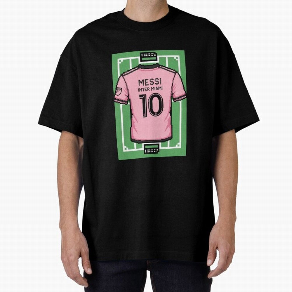 Leo Messi Inter Miami 8-Bit Soccer Football Classic T-Shirt Back the Journey through FIFA World Cup 2026 Group Stage Spirit, Made for Brazil, Cristiano Ronaldo, Sports Nostalgia, International Competition, Famous Players and Unforgettable