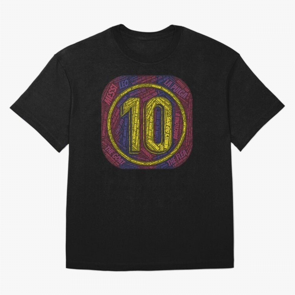 Lionel Messi #10 - The Icon Collection Classic T-Shirt Celebrate Football Dreams Across FIFA World Cup 2026 USA Canada Mexico Inspired by Mbappe, England, France and Netherlands Energy, Supporter Pride, Iconic Celebrations, Legendary Names and