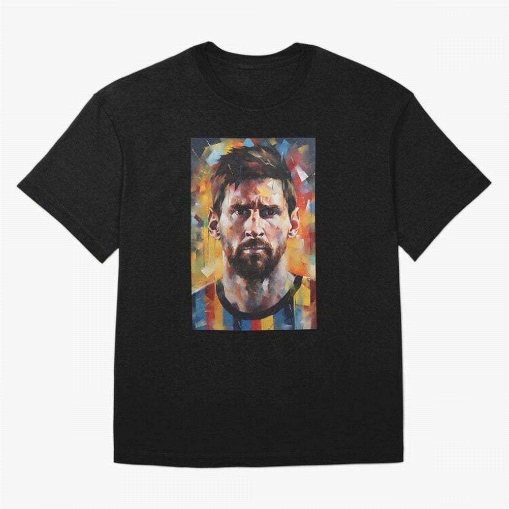 Lionel Messi Oversized T-Shirt Celebrate Rivalries and Pride in FIFA World Cup 2026 for Fans of Neymar and Portugal, Spain and Germany, Bringing Retro Football Energy, Iconic Rivalries, Trophy Chase Drama and Stadium Atmosphere; Made for Die Hard