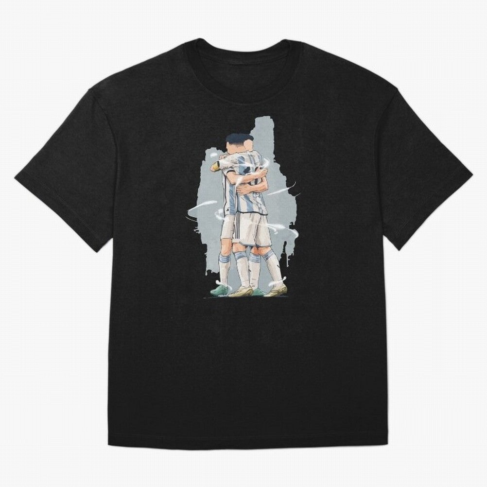Messi with his fan Julian Alvarez World Cup 2022 Classic T-Shirt Step into FIFA World Cup 2026 Group Stage Driven by Messi, Neymar and Mbappe, England, France and Netherlands Energy, Football Festival Excitement, Trophy Ambitions, Country Rivalries