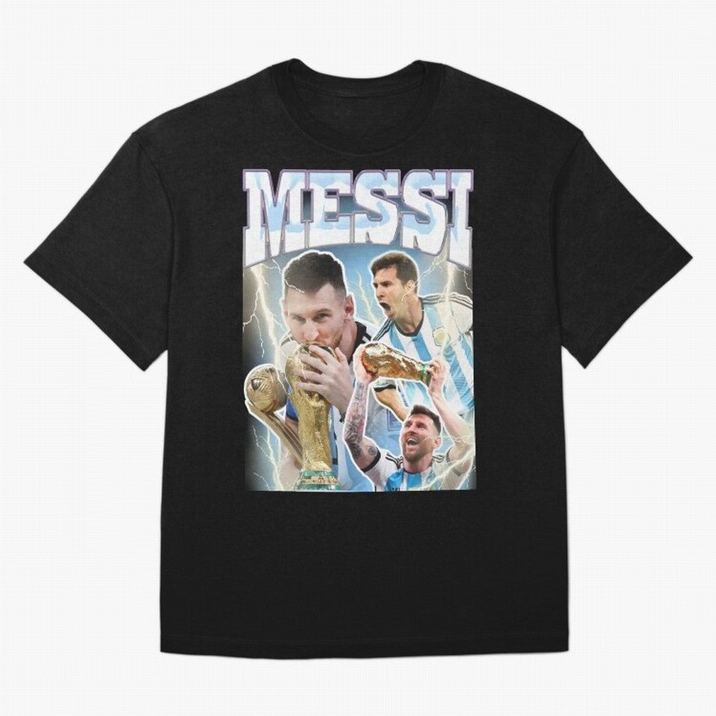 Messi Champion Vintage Retro Design Classic T-Shirt Cheer through Every Moment of FIFA World Cup 2026 USA Canada Mexico with Cristiano Ronaldo, England, France and Netherlands Energy, Stadium Chants, National Pride, Trophy Dreams and Unforgettable