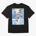 Lionel Messi Argentina World Cup 2022 Champion Victory Poster Oversized T-Shirt Bring Legendary Rivalry Energy to FIFA World Cup 2026 Group Stage for Fans of Neymar, Haaland and Cristiano Ronaldo and France, Bringing Soccer Culture, Superstar