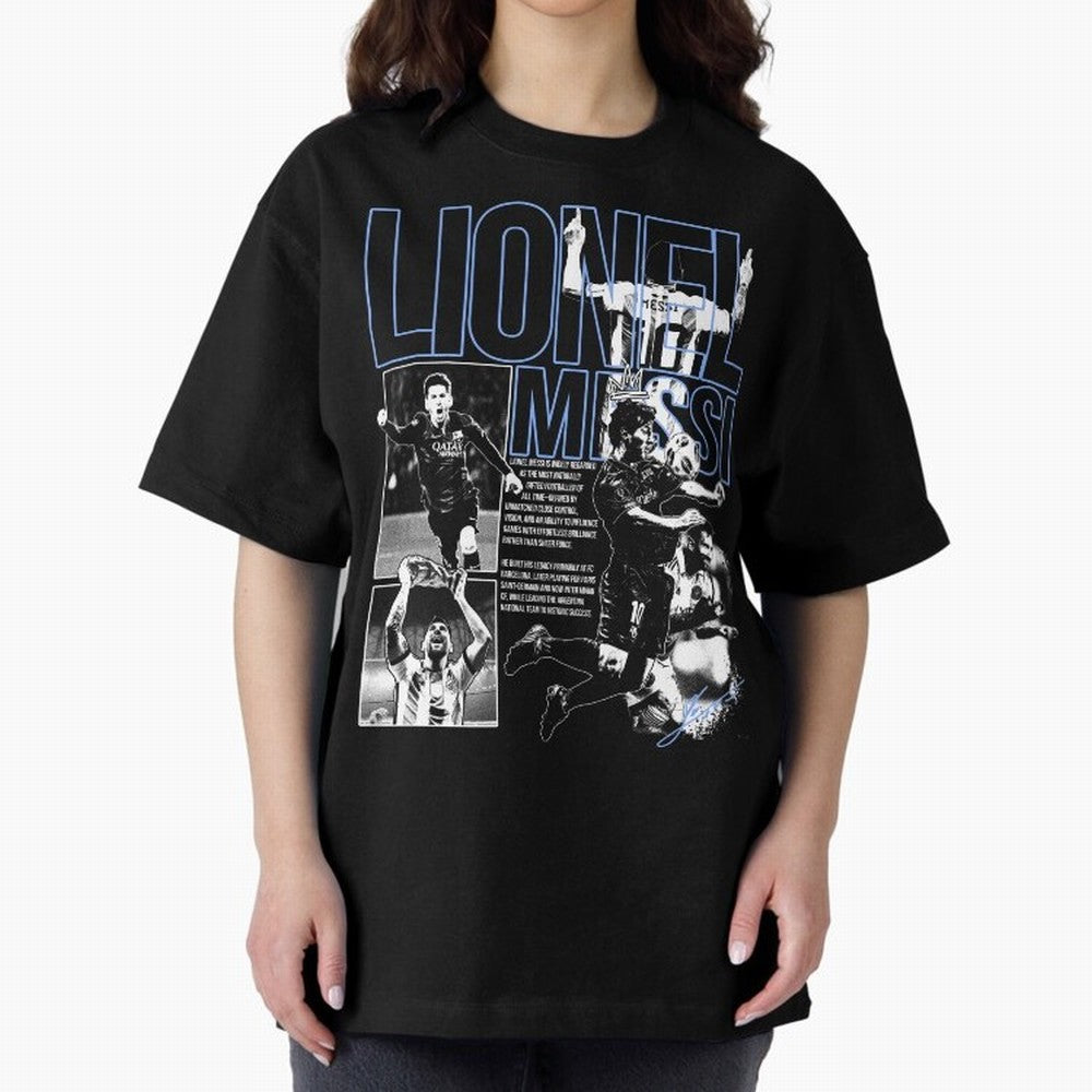 Lionel Messi Vintage Graphic Essential T-Shirt Support the Legends of FIFA World Cup 2026 USA Canada Mexico Inspired by Messi, Neymar and Mbappe, Argentina, France and Brazil Energy, Football History, Final Match Energy, Crowd Noise and Once in a