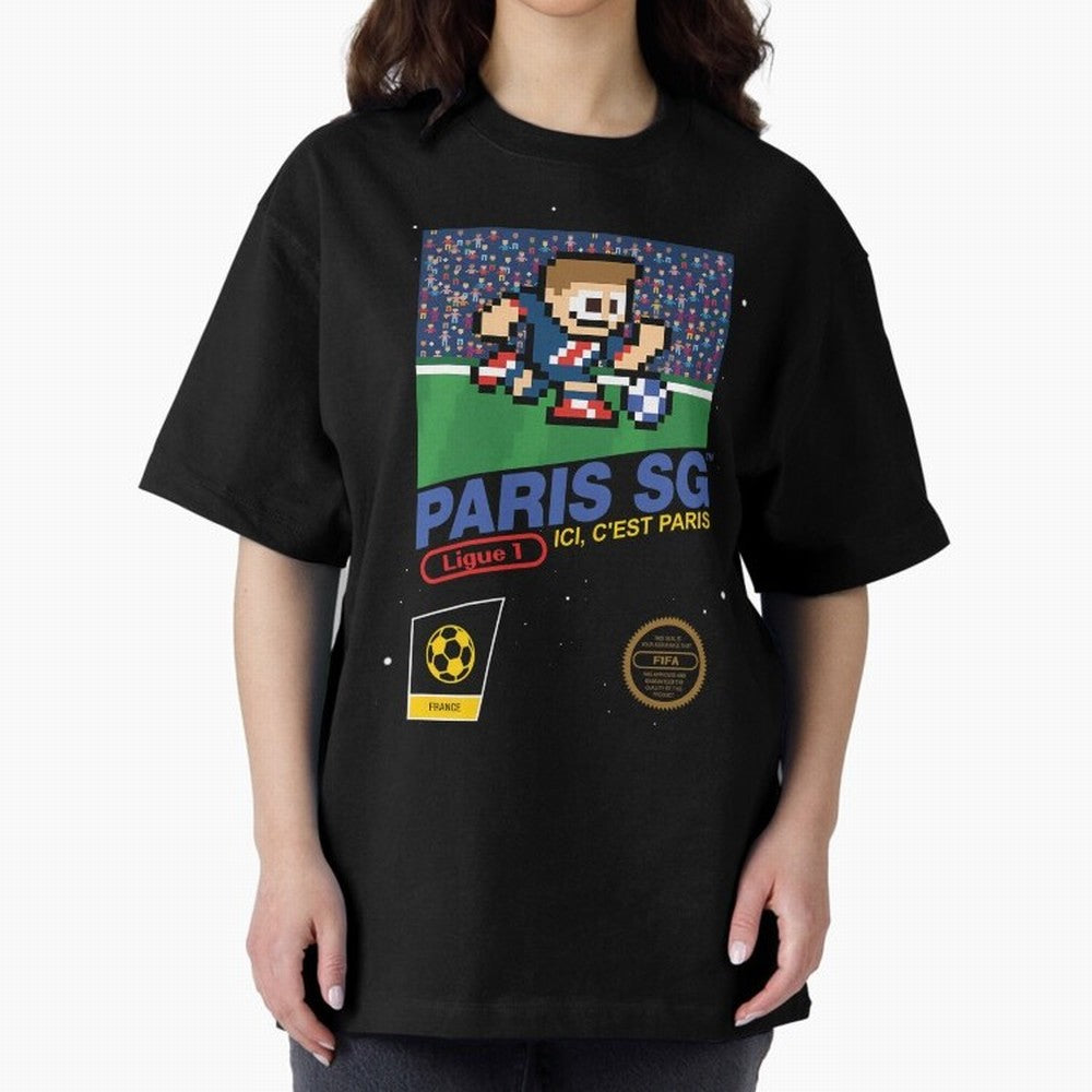 Paris SG v2 8bit Football Essential T-Shirt Relive the FIFA World Cup 2026 Group Stage Journey through Mbappe and Neymar Highlights, France and Portugal Pride, Fan Favorite Moments, National Team Passion, Big Match Drama and Soccer History; Great