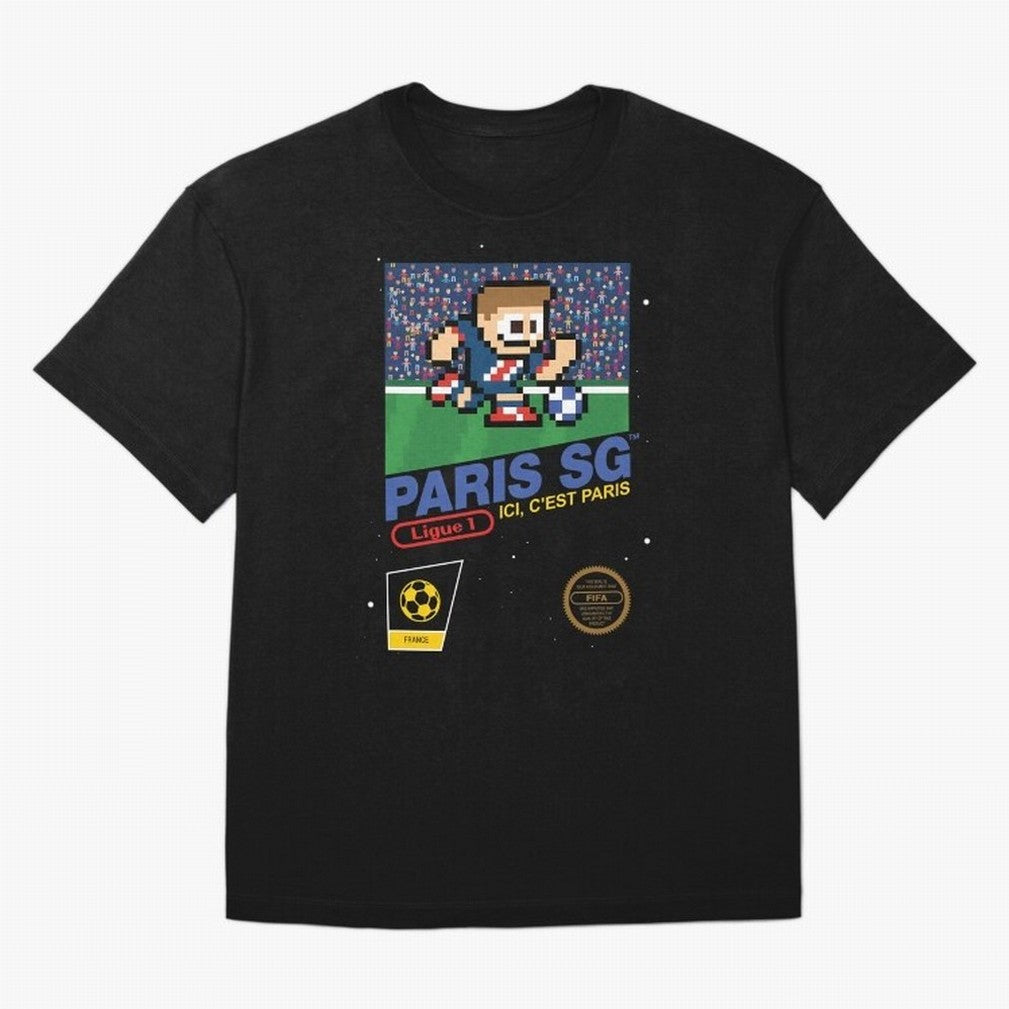 Paris SG v2 8bit Football Essential T-Shirt Relive the FIFA World Cup 2026 Group Stage Journey through Mbappe and Neymar Highlights, France and Portugal Pride, Fan Favorite Moments, National Team Passion, Big Match Drama and Soccer History; Great