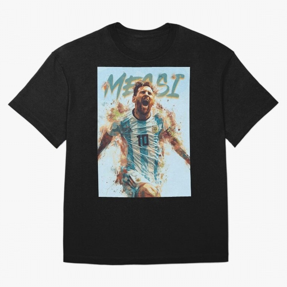 Messi The GOAT Oversized T-Shirt Celebrate the Stars of FIFA World Cup 2026 USA Canada Mexico Spirit, Made for Portugal, Spain and Germany, Neymar, Stadium Memories, Football Loyalty, International Chants and Championship Tradition; Perfect for