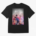 Messi The GOAT Oversized T-Shirt Bring Champion Energy into the FIFA World Cup 2026 Journey through Mbappe and Neymar Highlights, Spain Pride, Supporter Pride, Iconic Celebrations, Legendary Names and Global Match Day Energy; Ideal for Passionate
