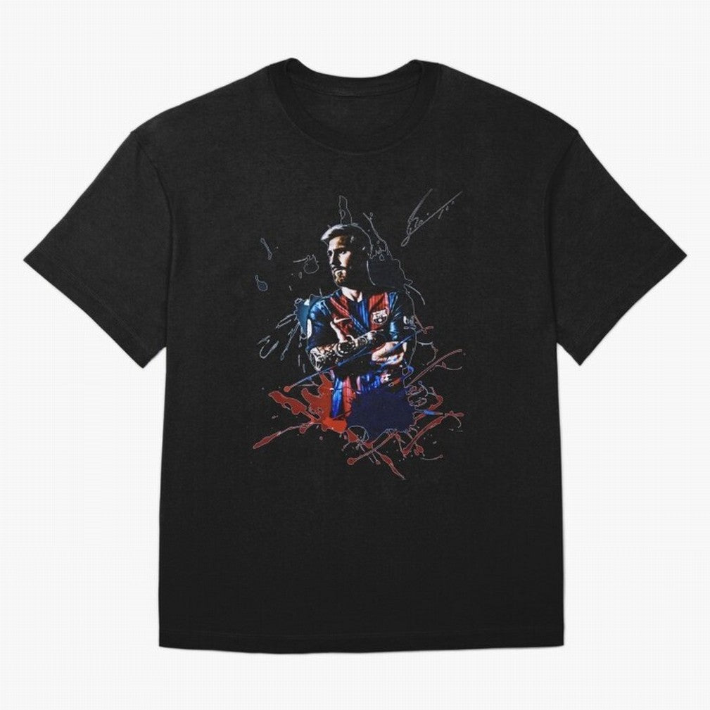 Lionel Messi Design with Signature Classic T-Shirt Enjoy the Biggest Football Party of FIFA World Cup 2026 Highlighting Mbappe, Brazil Energy, Goal Celebration Energy, Supporter Heritage, Football Icons and Worldwide Tournament Joy; Ideal for