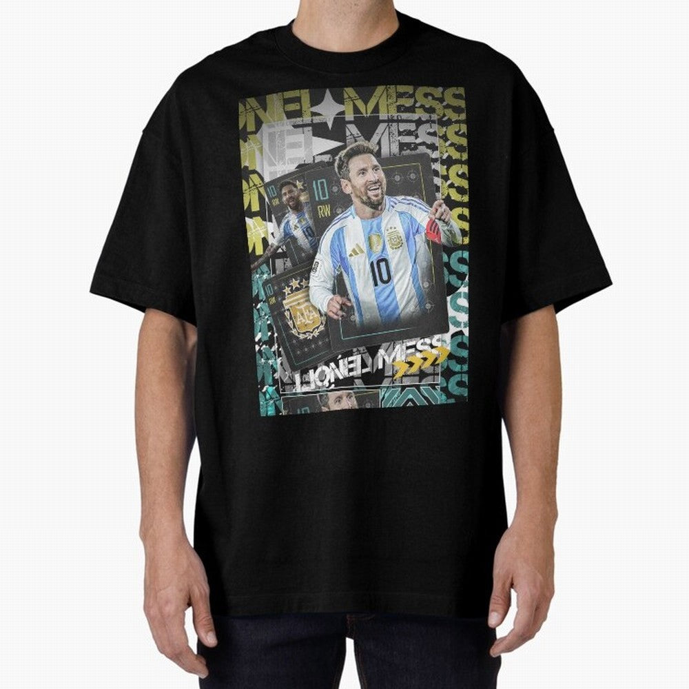 Lionel Messi Argentina Maestro Trading Card Cinematic Poster Classic T-Shirt Make Game Day About FIFA World Cup 2026 USA Canada Mexico Spirit, Connected to Argentina, France and Brazil, Messi, Classic Soccer Heritage, Championship Pressure, Fan