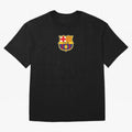 BAR-CE-LON-A Logo FC Merchandise Classic T-Shirt Celebrate Global Passion for FIFA World Cup 2026 Driven by Haaland and Mbappe, Spain and Netherlands Energy, Sports Nostalgia, International Competition, Famous Players and Unforgettable Victories;