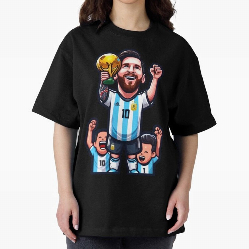 Lionel Messi Digital Print on T-Shirt Classic T-Shirt Unlock the FIFA World Cup 2026 Group Stage Journey through CR7 Highlights, Portugal, Spain and Germany Pride, Tournament Hype, Historic Matchups, Family Viewing Parties and Global Sports Pride;