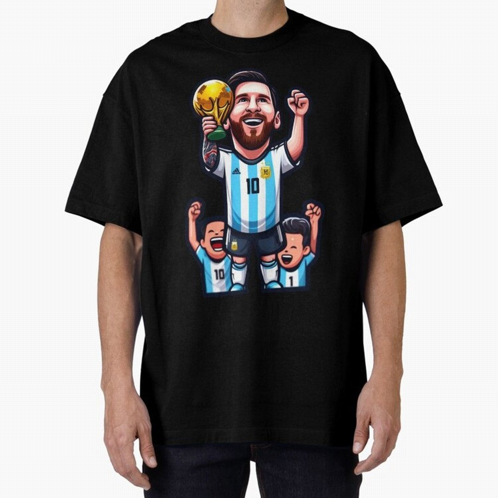 Lionel Messi Digital Print on T-Shirt Classic T-Shirt Unlock the FIFA World Cup 2026 Group Stage Journey through CR7 Highlights, Portugal, Spain and Germany Pride, Tournament Hype, Historic Matchups, Family Viewing Parties and Global Sports Pride;