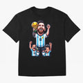 Lionel Messi Digital Print on T-Shirt Classic T-Shirt Unlock the FIFA World Cup 2026 Group Stage Journey through CR7 Highlights, Portugal, Spain and Germany Pride, Tournament Hype, Historic Matchups, Family Viewing Parties and Global Sports Pride;