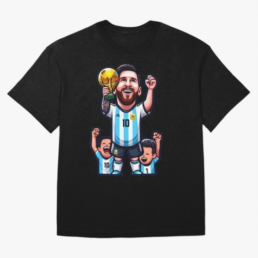 Lionel Messi Digital Print on T-Shirt Classic T-Shirt Unlock the FIFA World Cup 2026 Group Stage Journey through CR7 Highlights, Portugal, Spain and Germany Pride, Tournament Hype, Historic Matchups, Family Viewing Parties and Global Sports Pride;