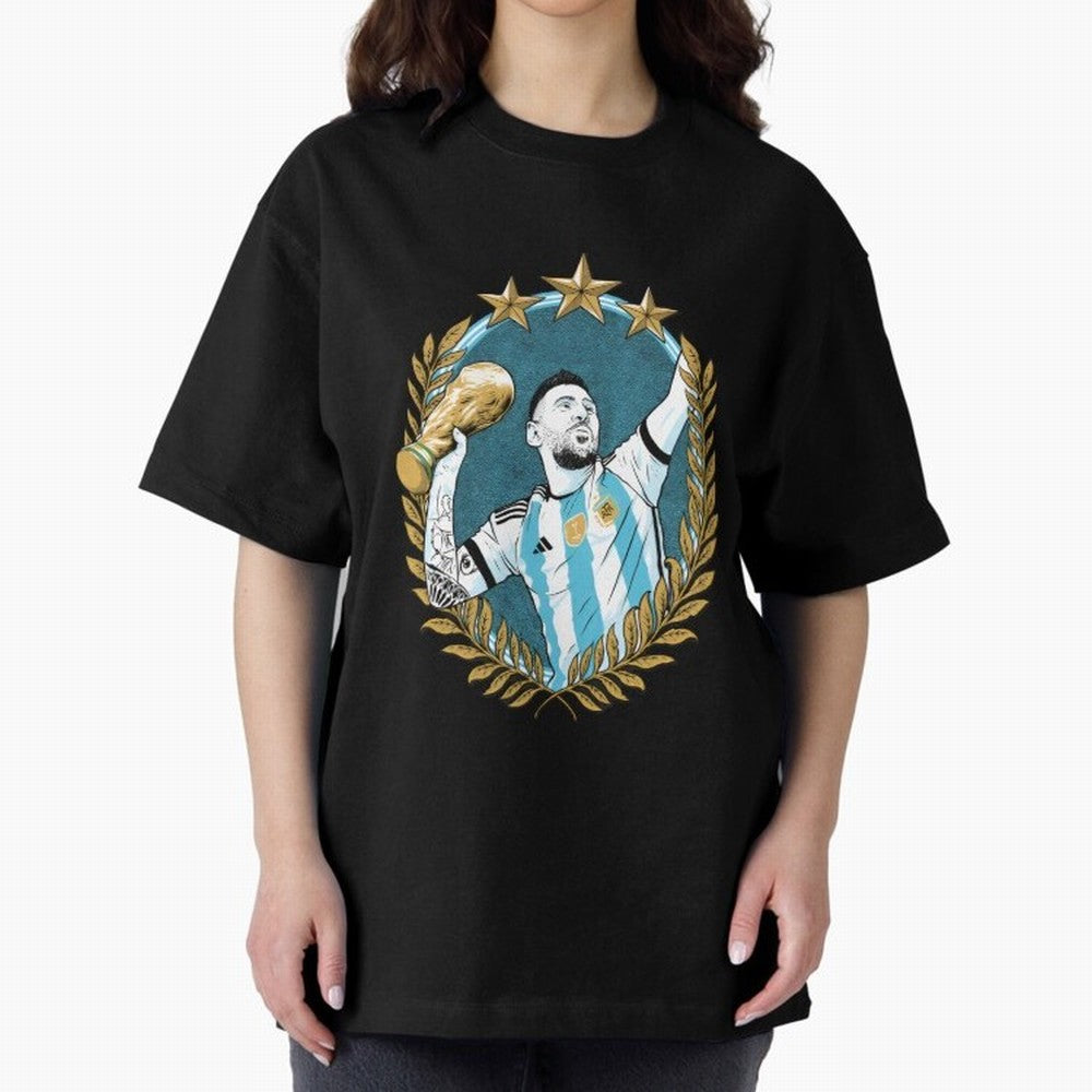 Lionel messi World Champion Classic T-Shirt Carry the Colors and Pride of Global Football Passion for FIFA World Cup 2026, Connected to Mbappe and Neymar, France and Portugal, Match Day Excitement, Supporter Culture, Golden Goals and Global