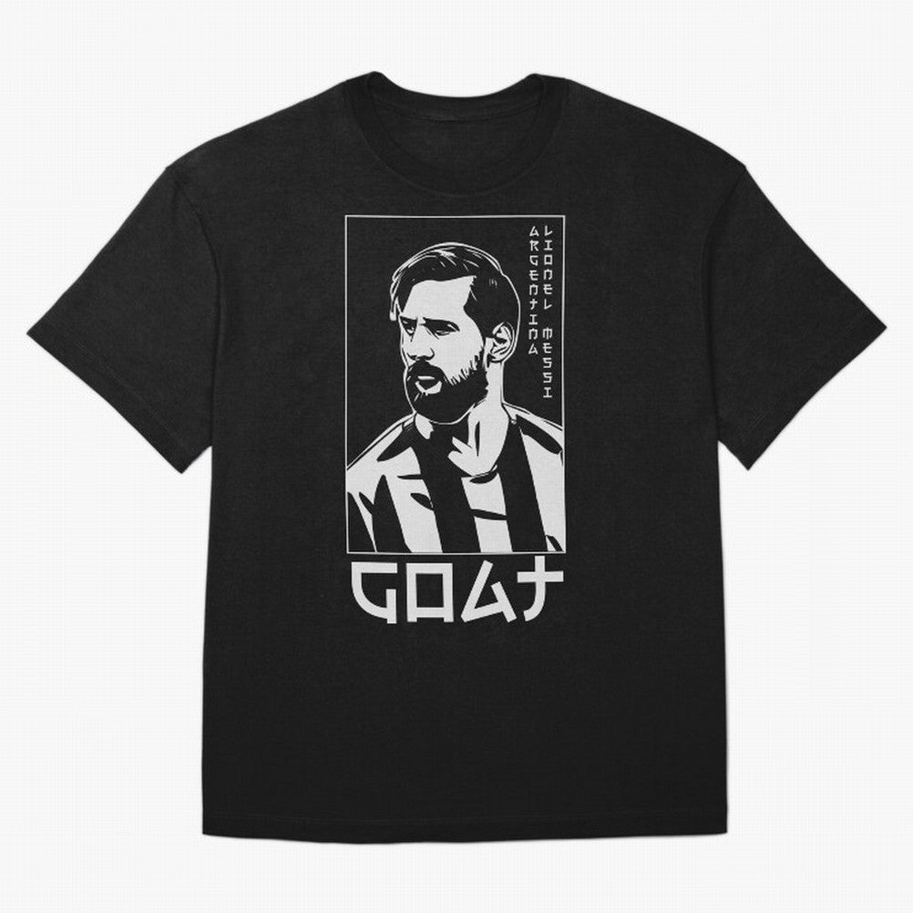 Lionel Messi Japanese Style Portrait art illustration Classic T-Shirt Bring Champion Energy into the FIFA World Cup 2026 Group Stage Journey through Messi, CR7 and Mbappe Highlights, France Pride, Football Passion, Legendary Performances, Festival