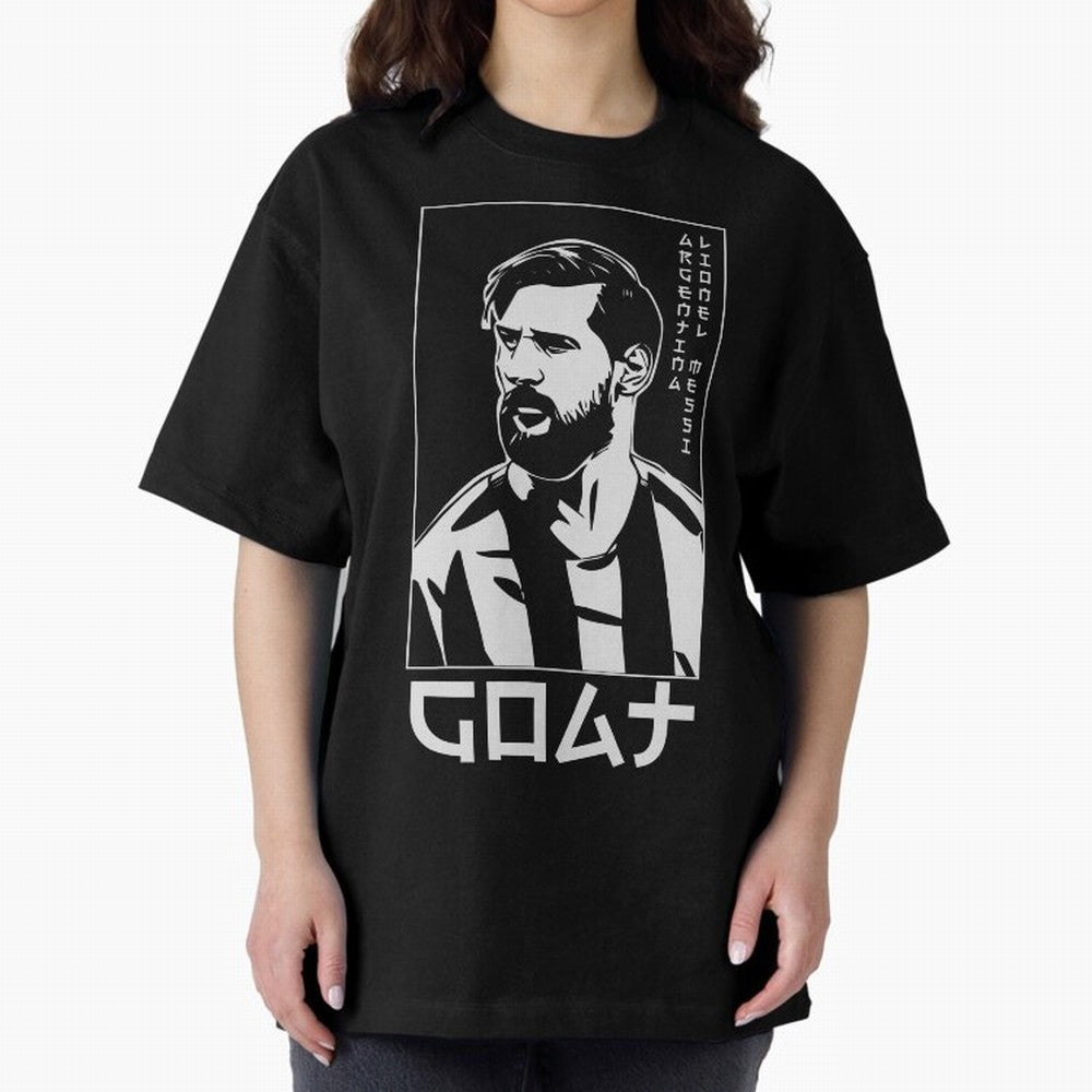 Lionel Messi Japanese Style Portrait art illustration Classic T-Shirt Bring Champion Energy into the FIFA World Cup 2026 Group Stage Journey through Messi, CR7 and Mbappe Highlights, France Pride, Football Passion, Legendary Performances, Festival
