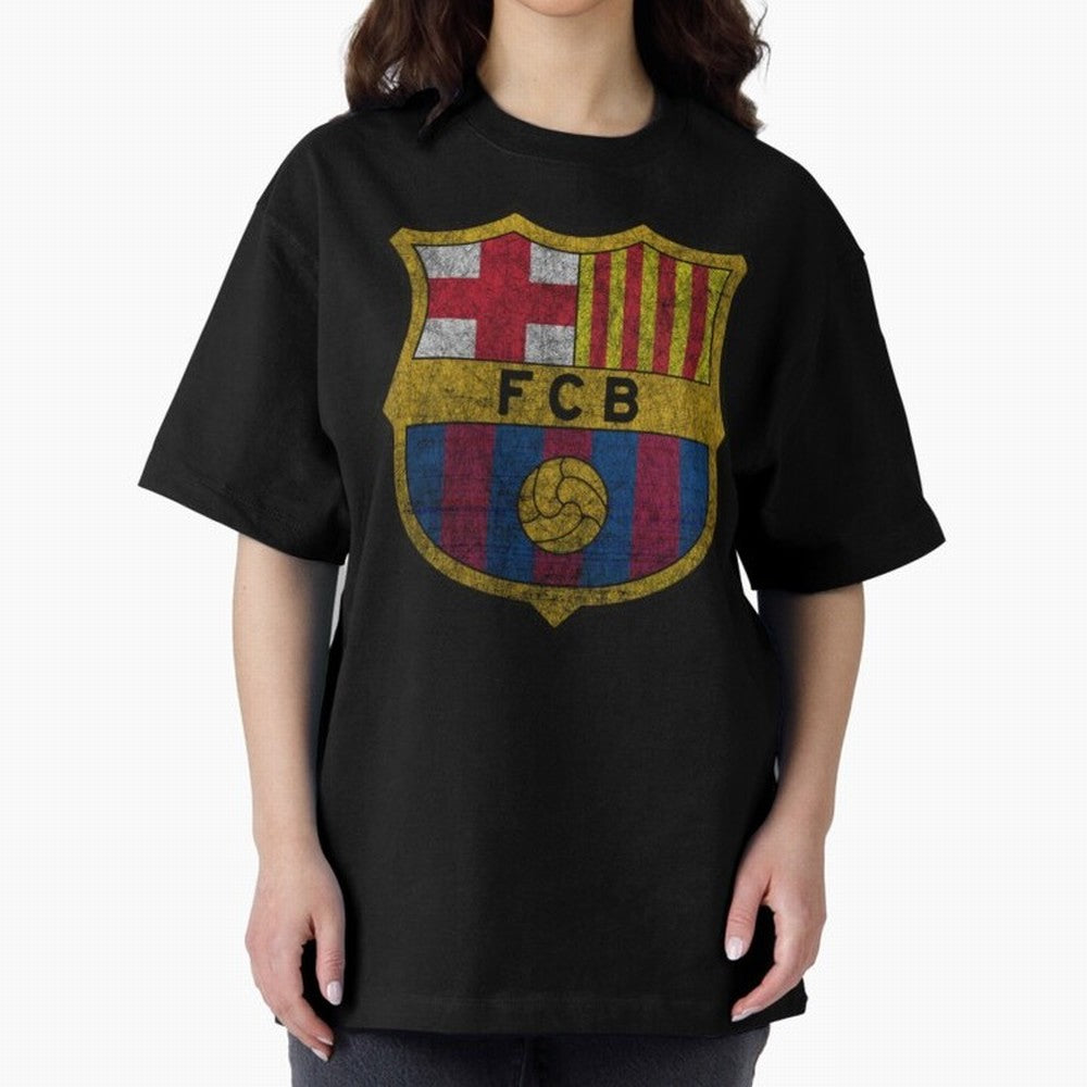 fc barcelona Oversized T-Shirt Stand with FIFA World Cup 2026 USA Canada Mexico Spirit, Highlighting Argentina, Neymar, Vintage Soccer Flavor, Modern Football Stars, National Flags and Final Night Emotion; Perfect for People Who Love Argentina,