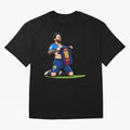 Lionel Messi's Barcelona T-Shirt 10 Classic T-Shirt Experience the Global Stage of FIFA World Cup 2026 Group Stage Driven by Messi and Cristiano Ronaldo, France and Portugal Energy, Football Passion, Legendary Performances, Festival Vibes and