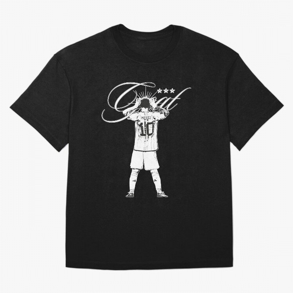 Messi Argentina, GOAT Oversized T-Shirt Bring Retro Soccer Energy to FIFA World Cup 2026 USA Canada Mexico Spirit, Inspired by Portugal, Spain and Germany, Mbappe and Neymar, Soccer Culture, Superstar Moments, National Team Dreams and Competitive