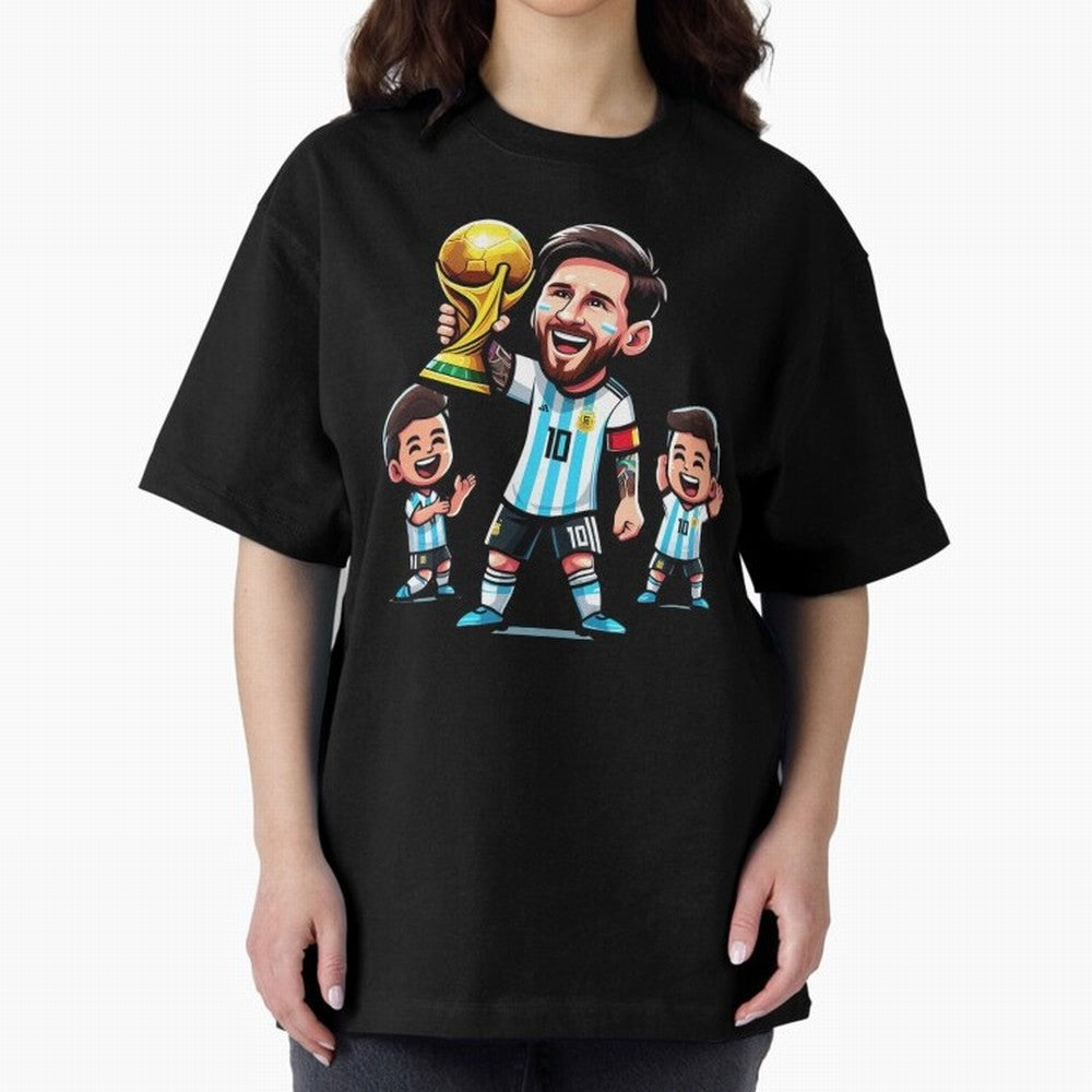 Lionel Messi is a World Cup winner Classic T-Shirt Represent the Passion of Match Day Hype around FIFA World Cup 2026, Cristiano Ronaldo, Argentina and Brazil, Stadium Chants, National Pride, Trophy Dreams and Unforgettable Football Memories;