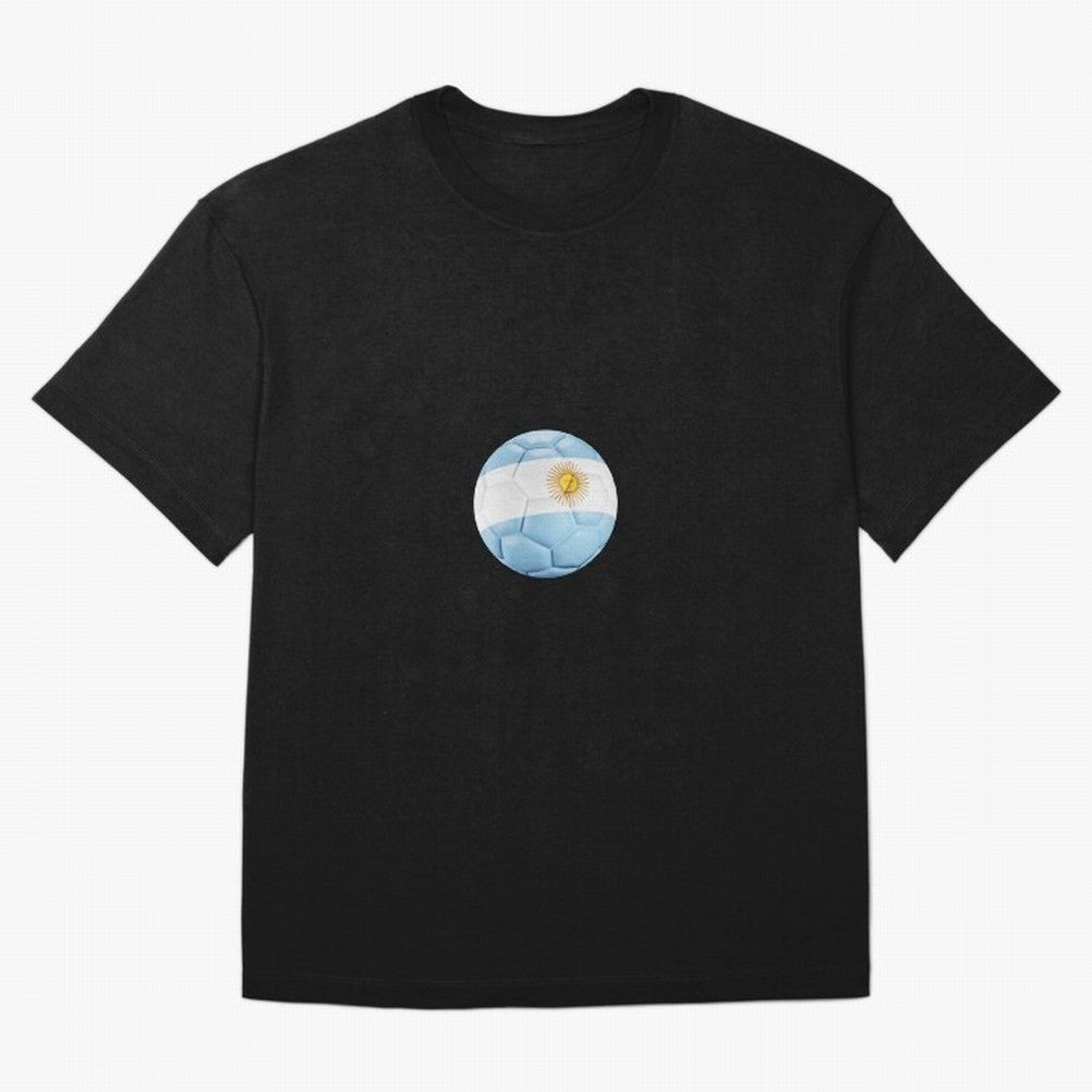 Argentina Soccer Oversized T-Shirt Fuel Match Day Hype around FIFA World Cup 2026 Group Stage, Neymar, France, Worldwide Fan Energy, Dramatic Goals, Stadium Lights and Championship Celebrations; Ideal for Fans Who Follow Messi, Cristiano Ronaldo,