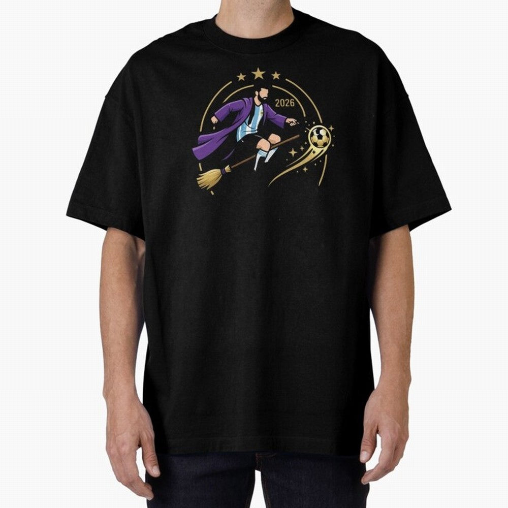 Messi X Harry Potter Classic T-Shirt Represent the Passion of Match Day Hype around FIFA World Cup 2026 USA Canada Mexico, Cristiano Ronaldo, Haaland and CR7, England, Global Supporter Spirit, Legendary Goals, National Colors and Tournament