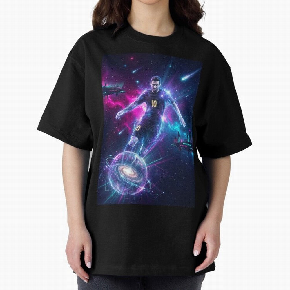 Lionel Messi The Eternal GOAT Of Another Galaxy - (Version 4) Active T-Shirt Capture Match Day Hype around FIFA World Cup 2026 USA Canada Mexico, Messi, CR7 and Mbappe, Argentina, France and Brazil, Game Day Rituals, Football Legends, Country Pride