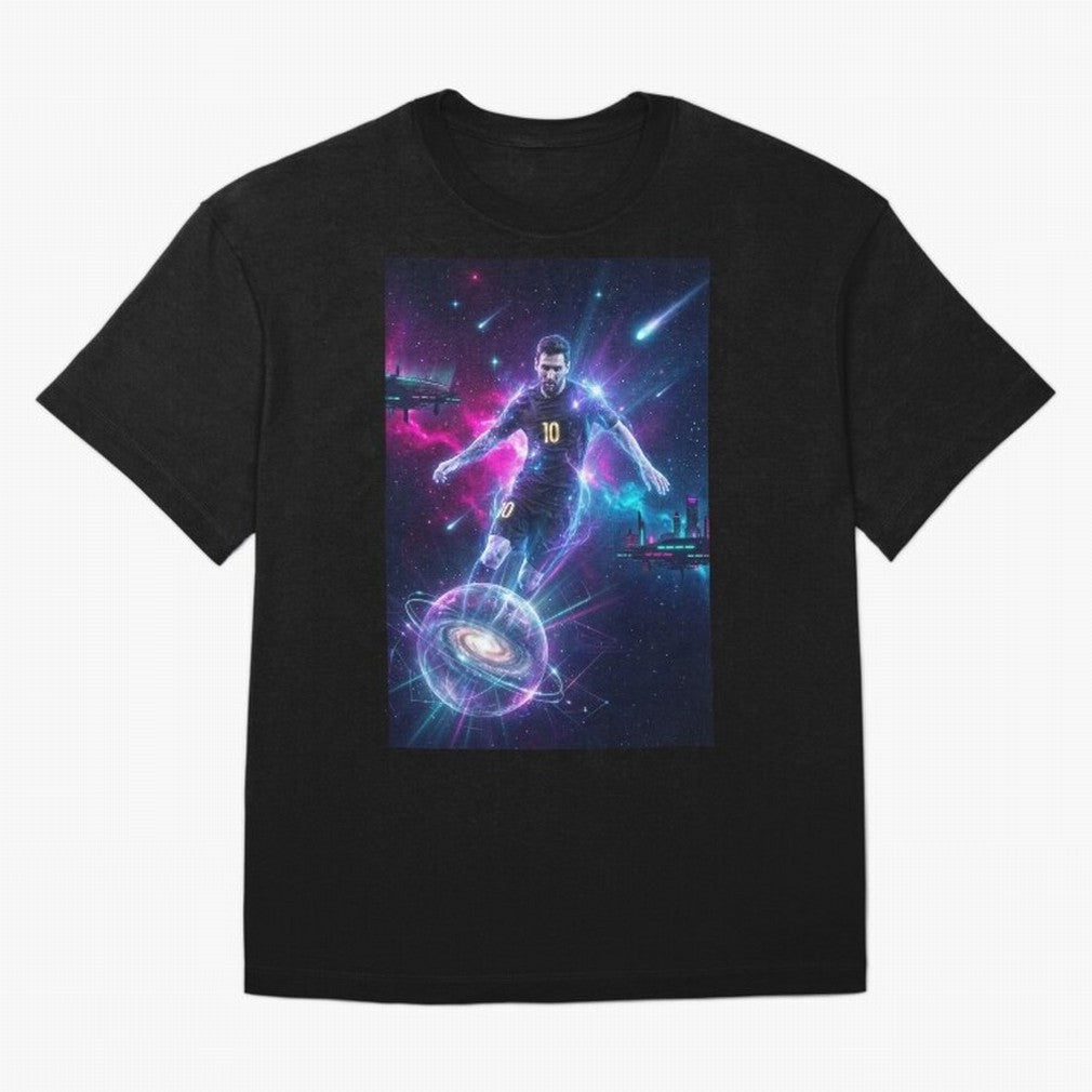 Lionel Messi The Eternal GOAT Of Another Galaxy - (Version 4) Active T-Shirt Capture Match Day Hype around FIFA World Cup 2026 USA Canada Mexico, Messi, CR7 and Mbappe, Argentina, France and Brazil, Game Day Rituals, Football Legends, Country Pride