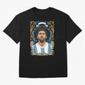 Lionel Messi Argentina Football Legend - Ornate Portrait Classic T-Shirt Feel the Roar of FIFA World Cup 2026 USA Canada Mexico Spirit, Capturing Netherlands, CR7, Championship Spirit, Famous Goals, Roaring Crowds and International Football Unity;