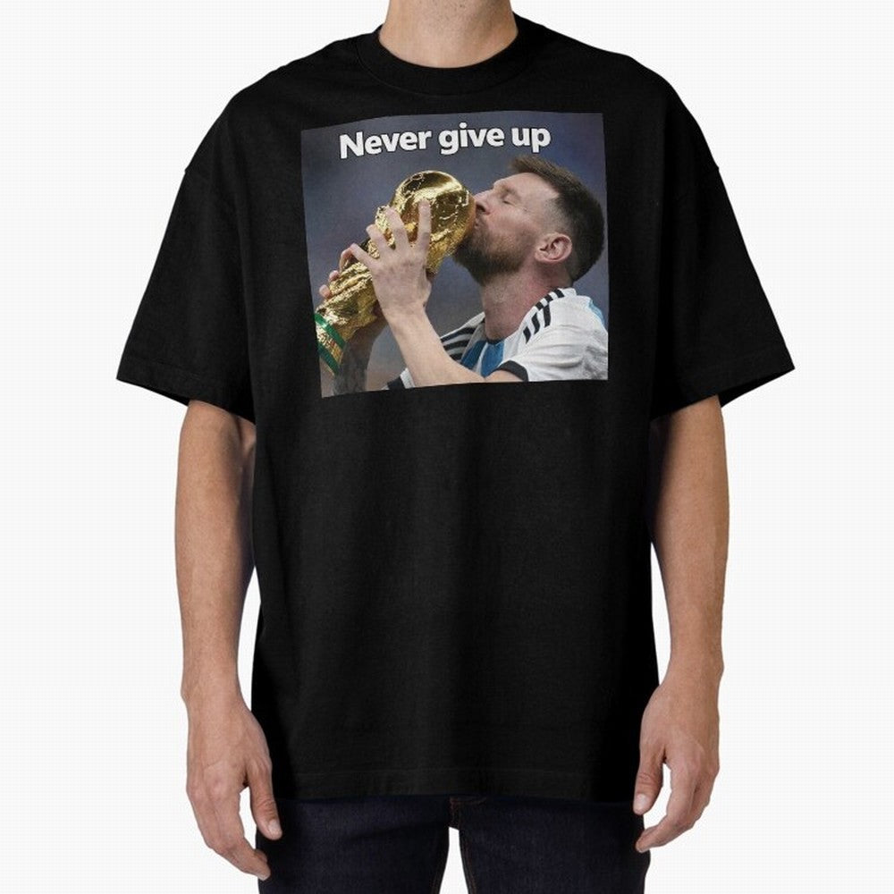 Messi Oversized T-Shirt Represent Football Lovers during FIFA World Cup 2026 Group Stage Spirit, Connected to England, CR7, Supporter Pride, Iconic Celebrations, Legendary Names and Global Match Day Energy; Ideal for Football Dads, Football Moms,