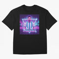 ?Argentina Football Legend Messi Cyberpunk Retro Futurist Design (Version 5) Classic T-Shirt Celebrate the Biggest Stage of Global Football Passion for FIFA World Cup 2026 USA Canada Mexico, Driven by Cristiano Ronaldo, Haaland and CR7, Spain,