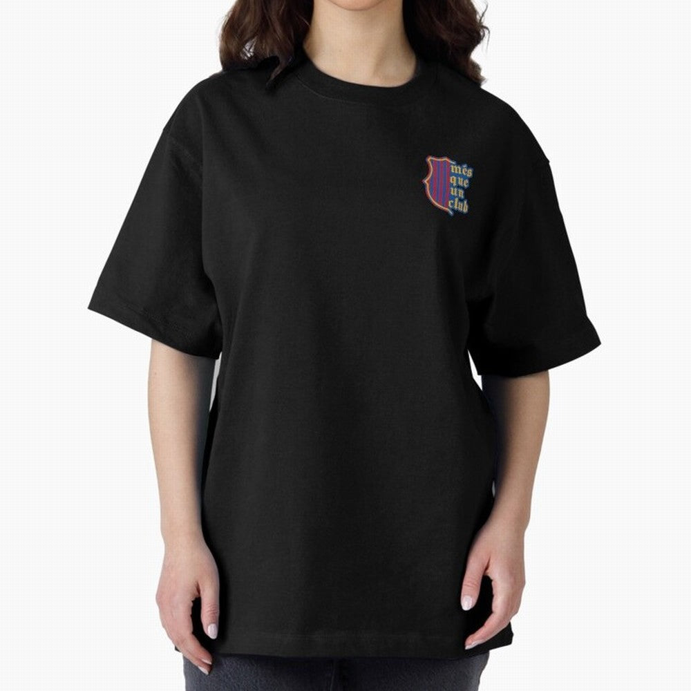 Barca Mes Que Un Club Badge Classic T-Shirt Celebrate Classic Football Spirit in Global Football Passion for FIFA World Cup 2026 USA Canada Mexico, Celebrating Mbappe and Neymar, Argentina, Game Day Rituals, Football Legends, Country Pride and the