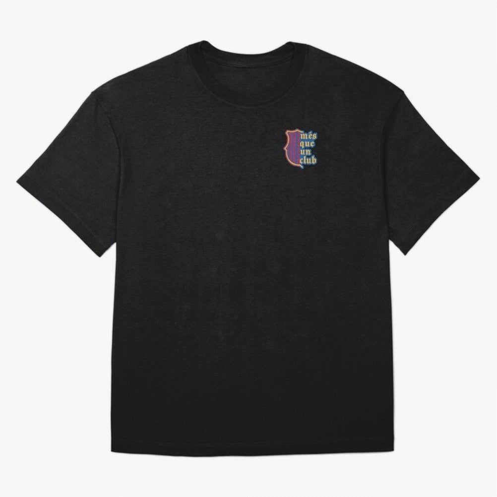 Barca Mes Que Un Club Badge Classic T-Shirt Celebrate Classic Football Spirit in Global Football Passion for FIFA World Cup 2026 USA Canada Mexico, Celebrating Mbappe and Neymar, Argentina, Game Day Rituals, Football Legends, Country Pride and the