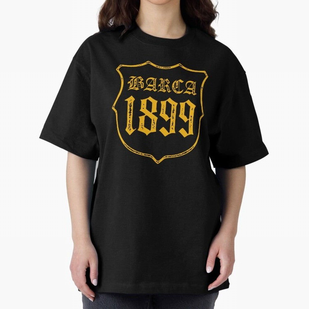 Barca 1899 Badge Classic T-Shirt Bring Stadium Energy to FIFA World Cup 2026 USA Canada Mexico for Fans of Neymar, Haaland and Cristiano Ronaldo and Portugal, Bringing Sports Nostalgia, International Competition, Famous Players and Unforgettable